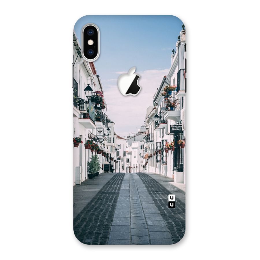 Aesthetic Street Back Case for iPhone XS Max Apple Cut