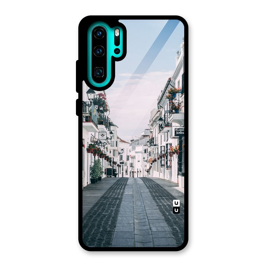 Aesthetic Street Glass Back Case for Huawei P30 Pro