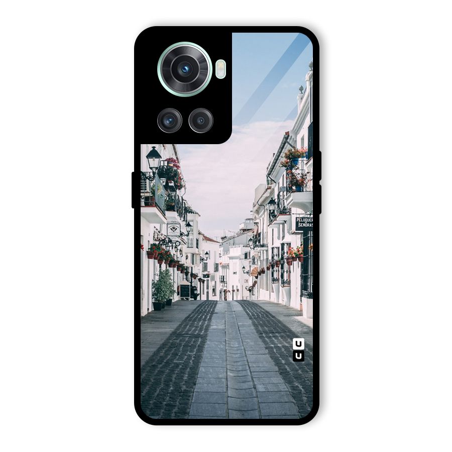 Aesthetic Street Glass Back Case for OnePlus 10R