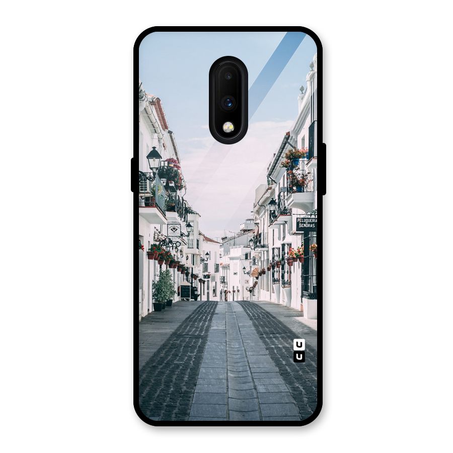 Aesthetic Street Glass Back Case for OnePlus 7