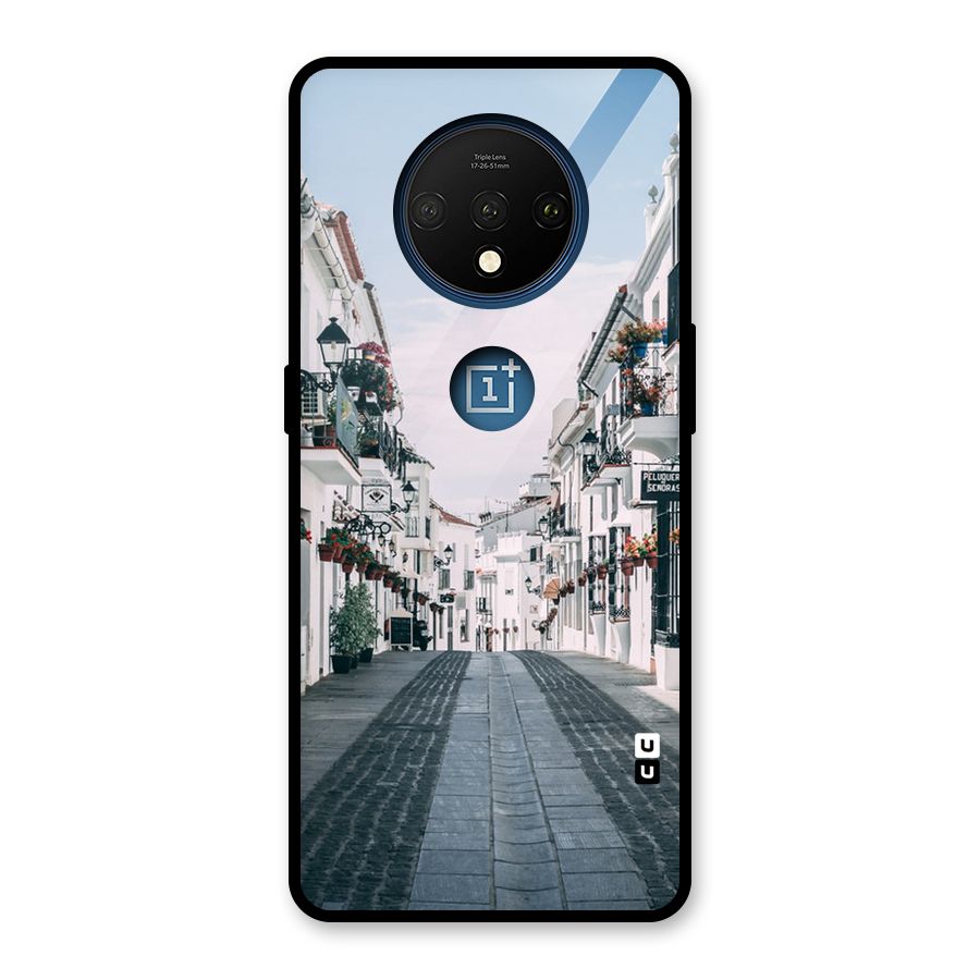 Aesthetic Street Glass Back Case for OnePlus 7T