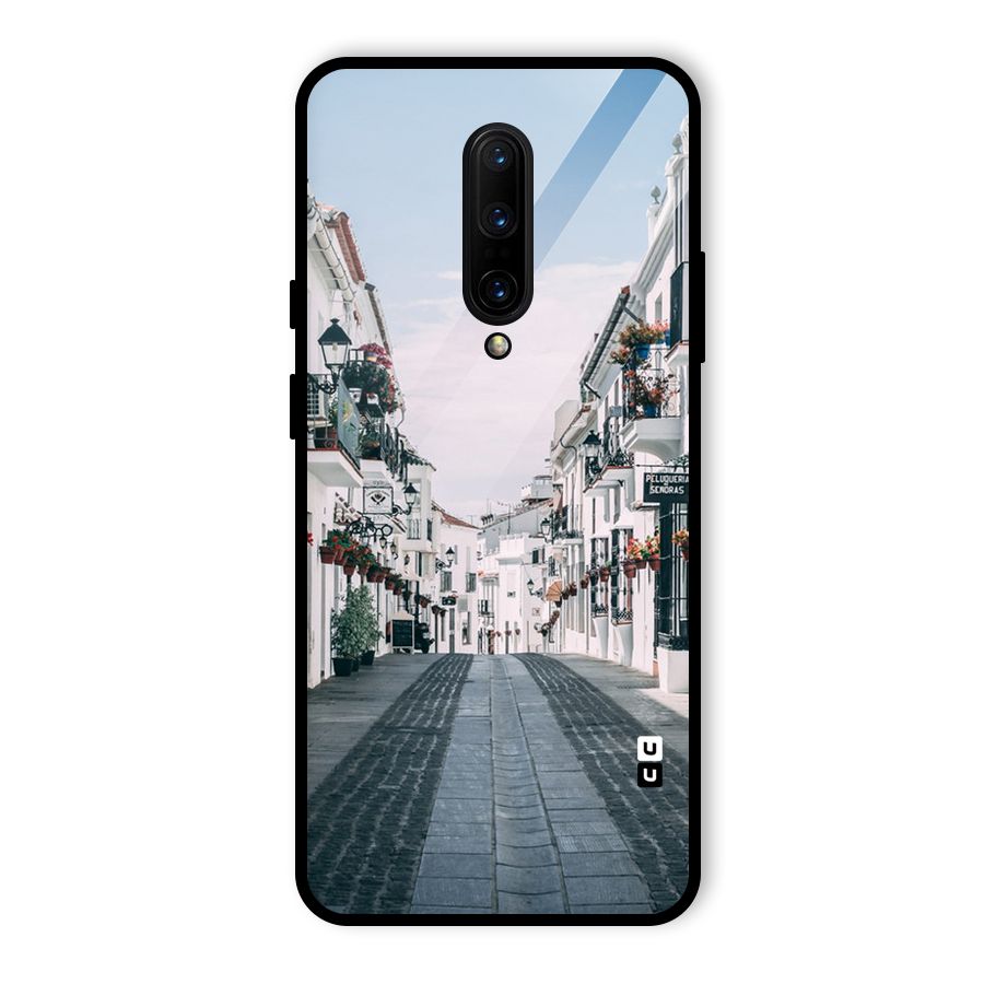 Aesthetic Street Glass Back Case for OnePlus 7 Pro