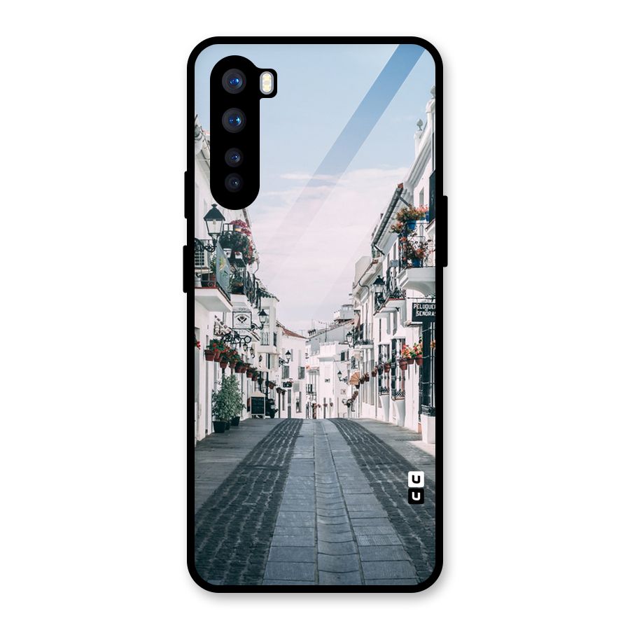 Aesthetic Street Glass Back Case for OnePlus Nord