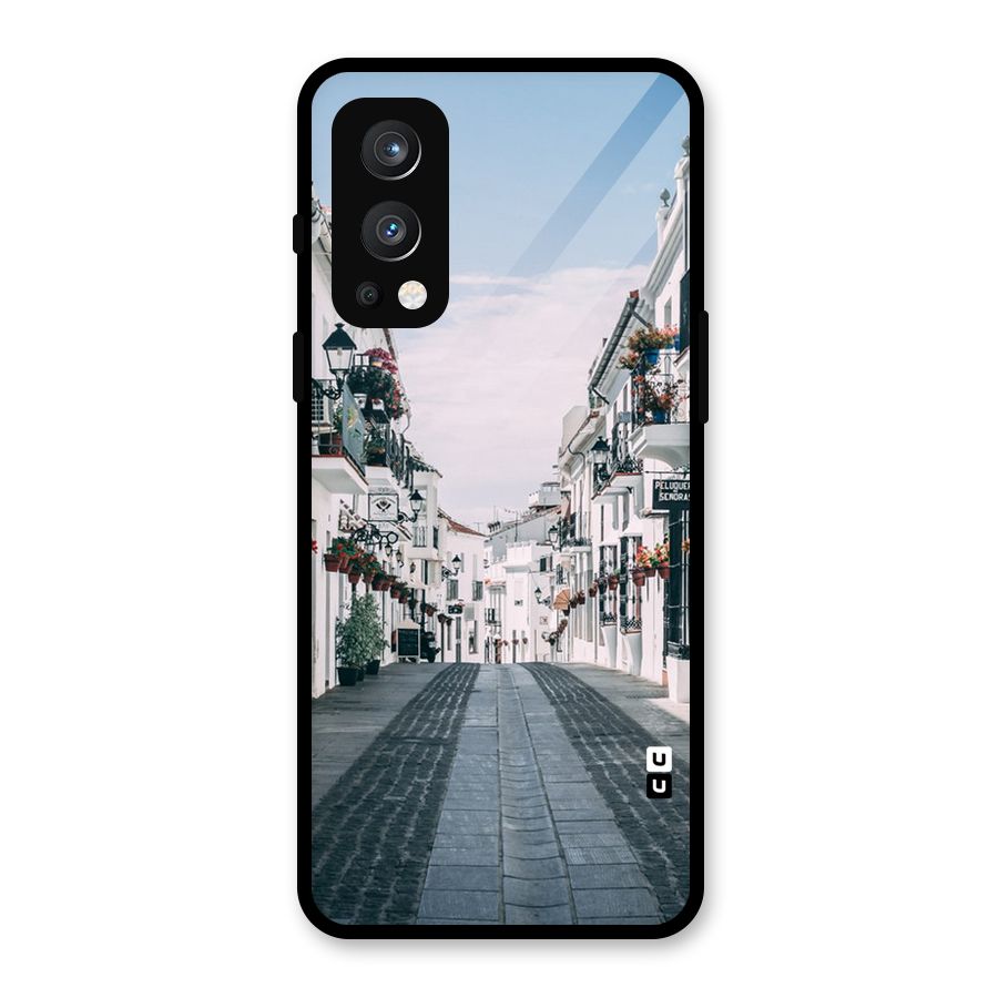 Aesthetic Street Glass Back Case for OnePlus Nord 2 5G