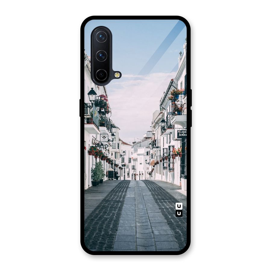 Aesthetic Street Glass Back Case for OnePlus Nord CE 5G