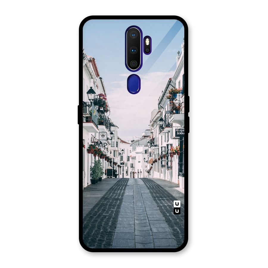 Aesthetic Street Glass Back Case for Oppo A9 (2020)