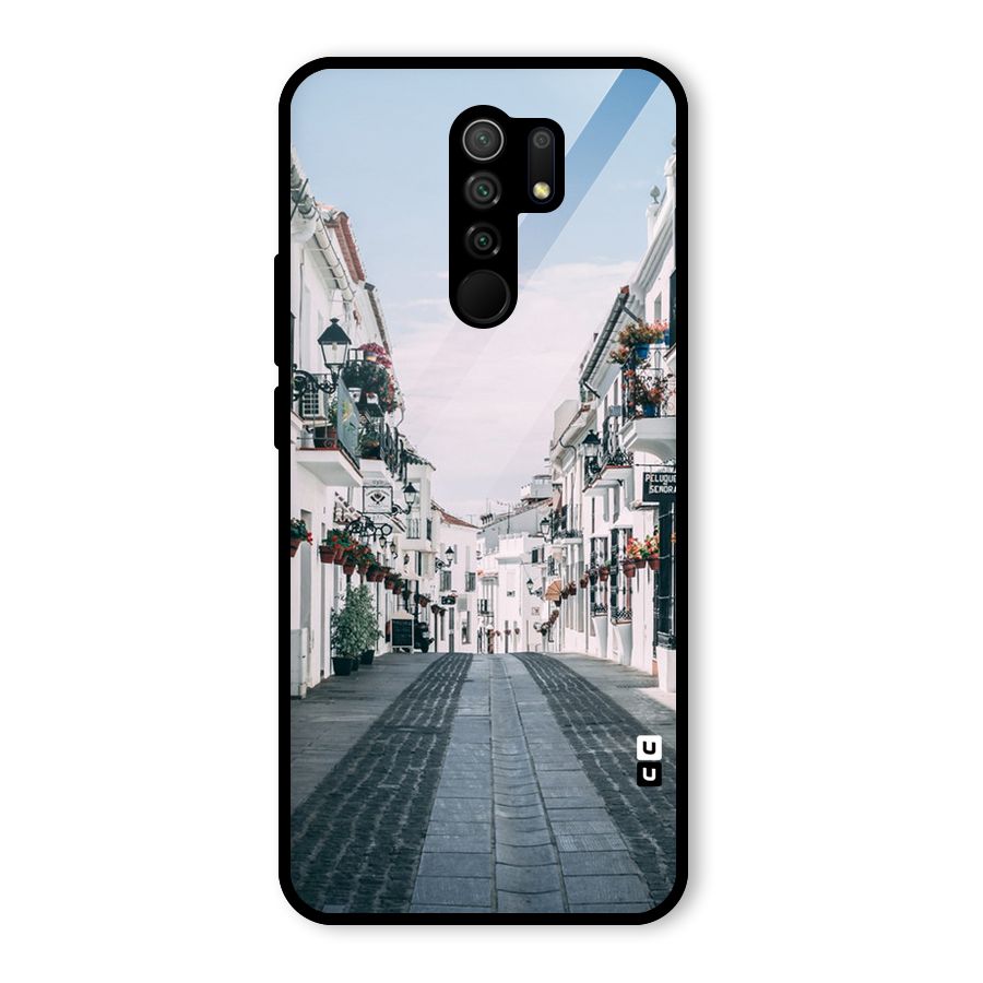 Aesthetic Street Glass Back Case for Poco M2