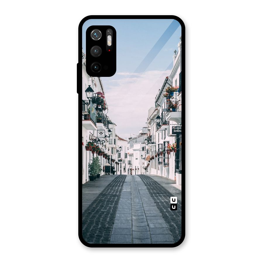 Aesthetic Street Glass Back Case for Poco M3 Pro 5G