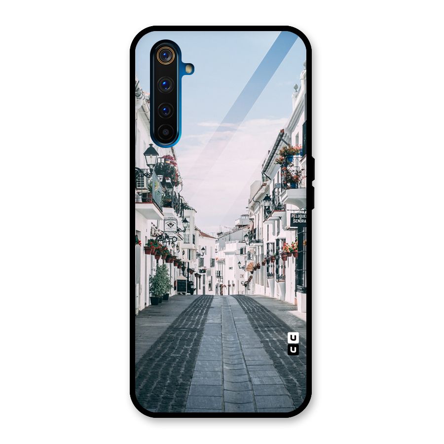 Aesthetic Street Glass Back Case for Realme 6 Pro