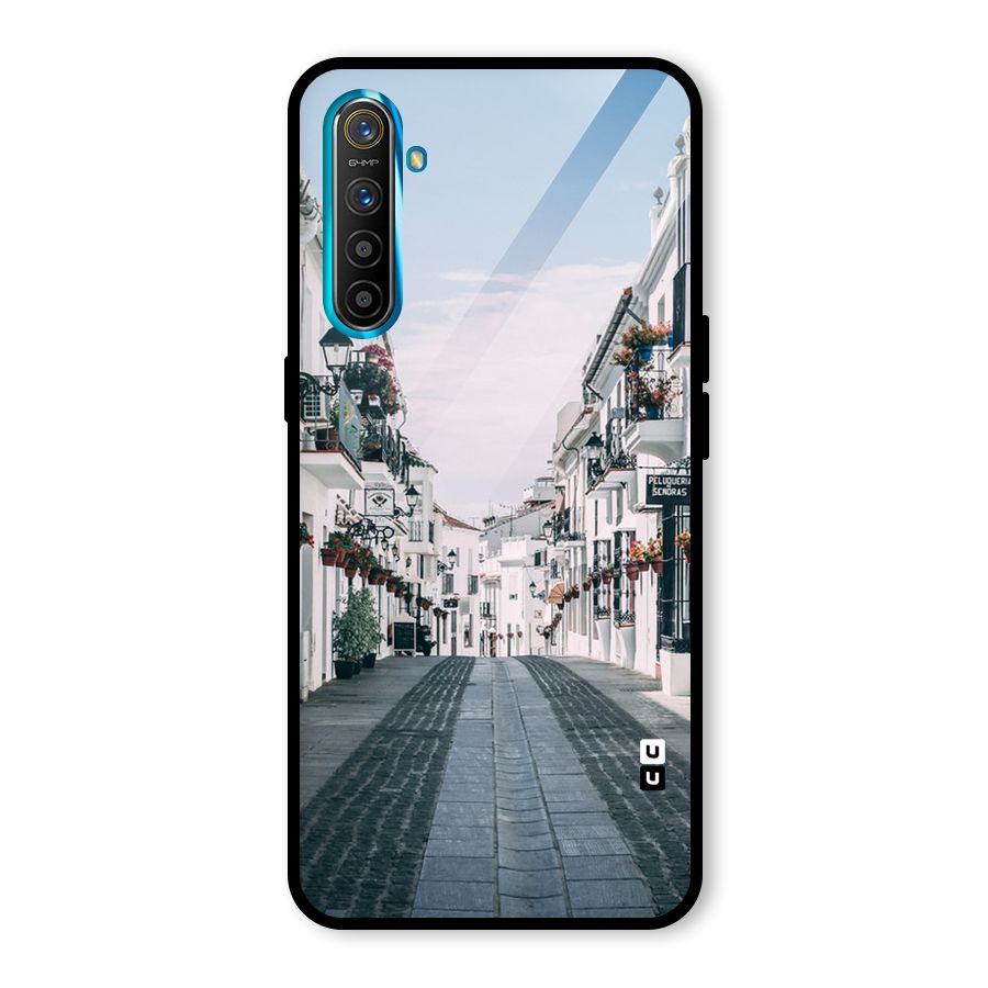 Aesthetic Street Glass Back Case for Realme X2