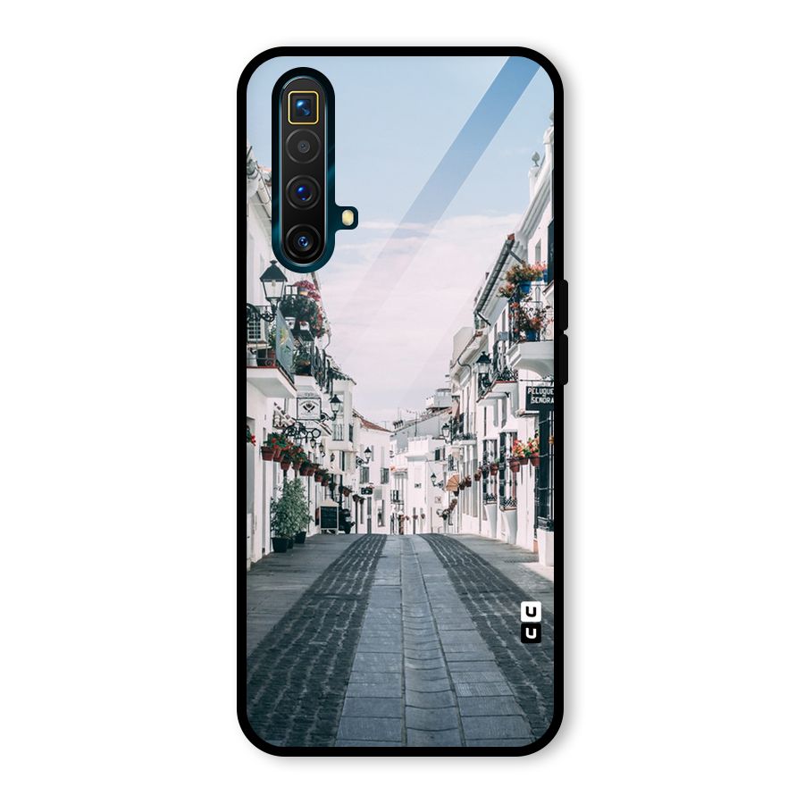 Aesthetic Street Glass Back Case for Realme X3 SuperZoom