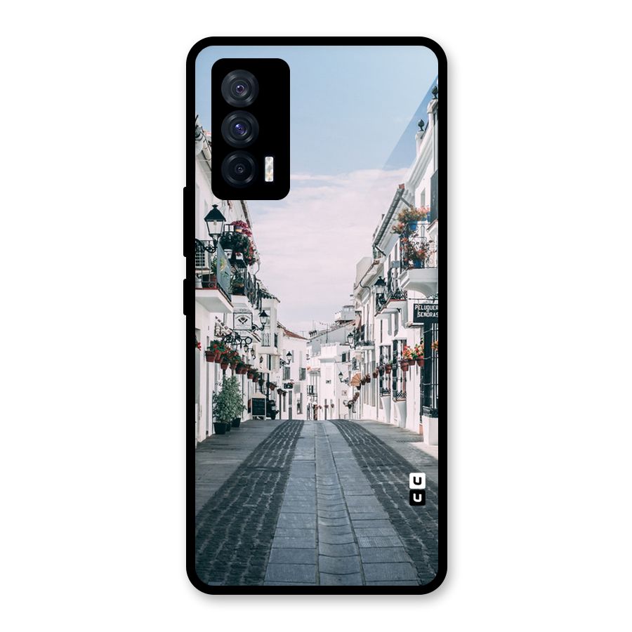 Aesthetic Street Glass Back Case for Vivo iQOO 7 5G