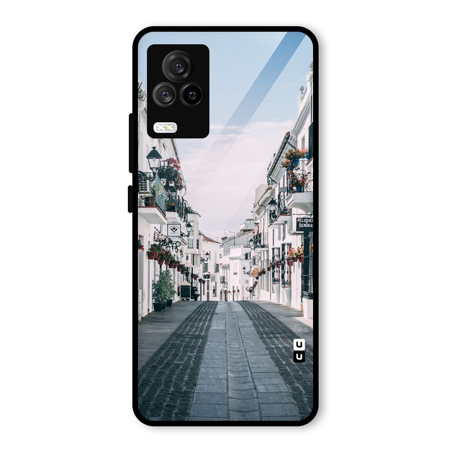 Aesthetic Street Glass Back Case for Vivo iQOO 7 Legend 5G