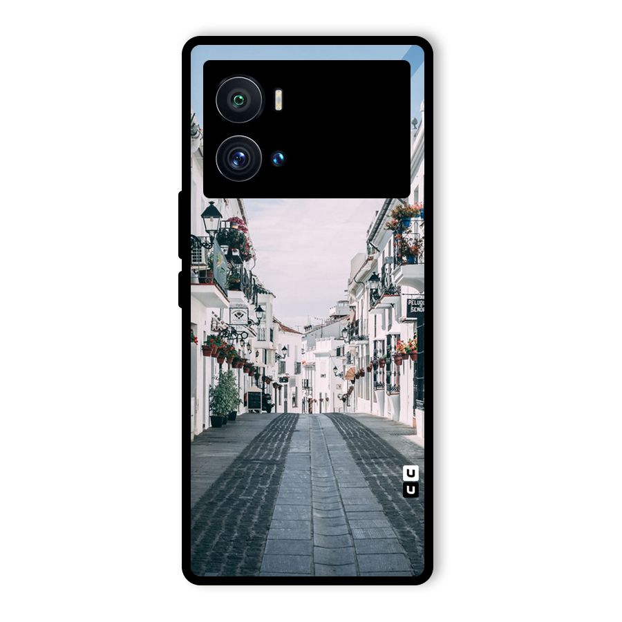 Aesthetic Street Glass Back Case for Vivo iQOO 9 Pro