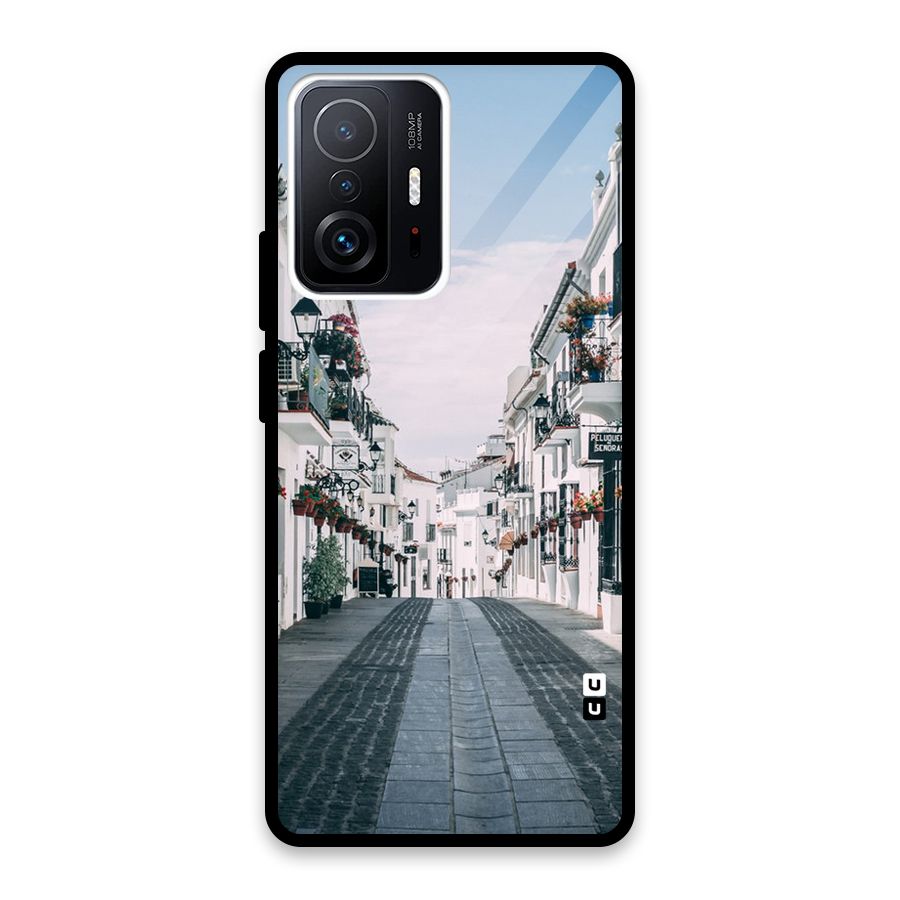 Aesthetic Street Glass Back Case for Xiaomi 11T Pro