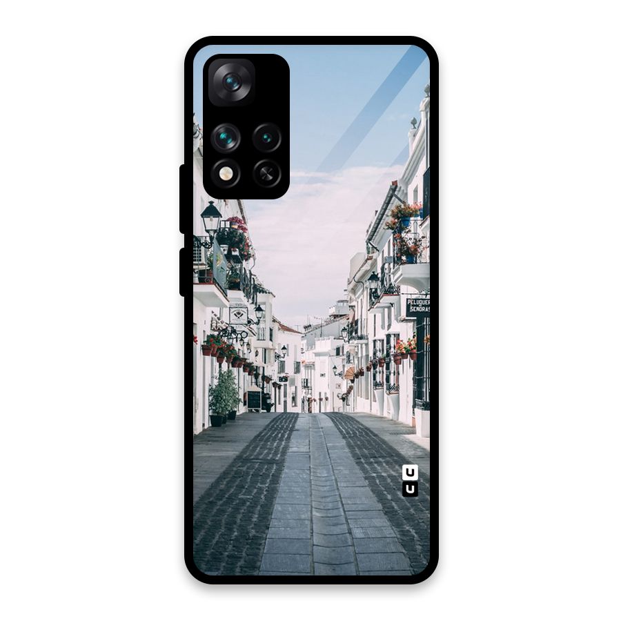 Aesthetic Street Glass Back Case for Xiaomi 11i HyperCharge 5G