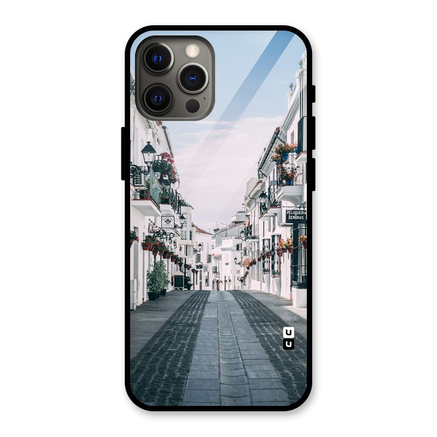 Aesthetic Street Glass Back Case for iPhone 12 Pro Max