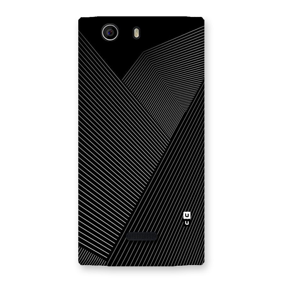 Aesthetic White Stripes Back Case for Canvas Nitro 2 E311