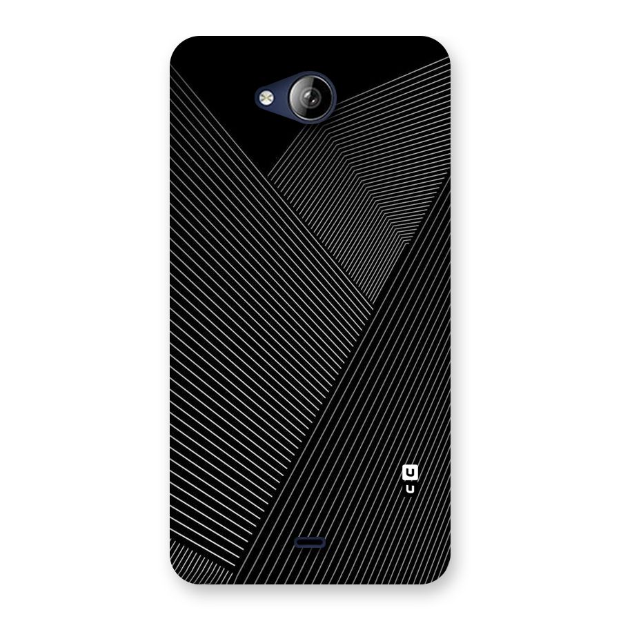 Aesthetic White Stripes Back Case for Canvas Play Q355