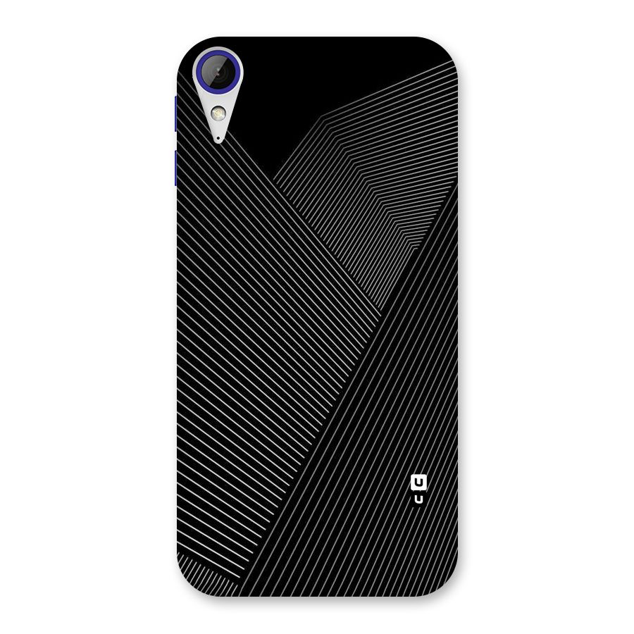 Aesthetic White Stripes Back Case for Desire 830