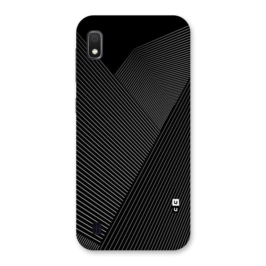 Aesthetic White Stripes Back Case for Galaxy A10