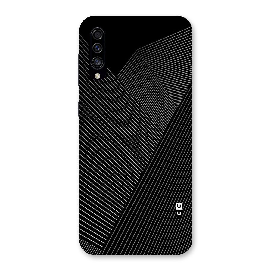 Aesthetic White Stripes Back Case for Galaxy A30s