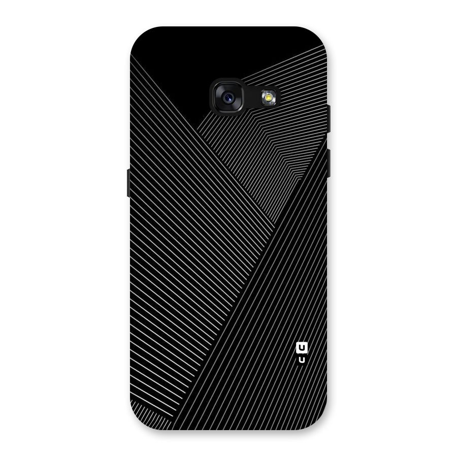 Aesthetic White Stripes Back Case for Galaxy A3 (2017)