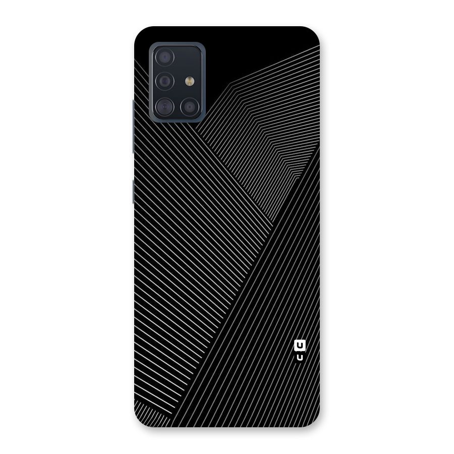 Aesthetic White Stripes Back Case for Galaxy A51