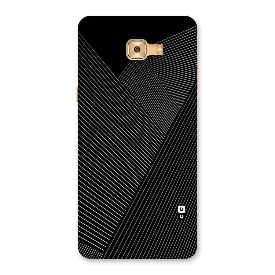 Aesthetic White Stripes Back Case for Galaxy C9 Pro