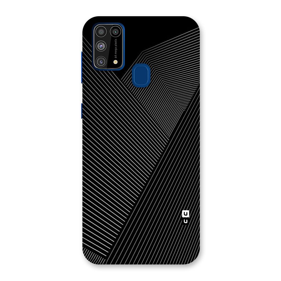 Aesthetic White Stripes Back Case for Galaxy F41