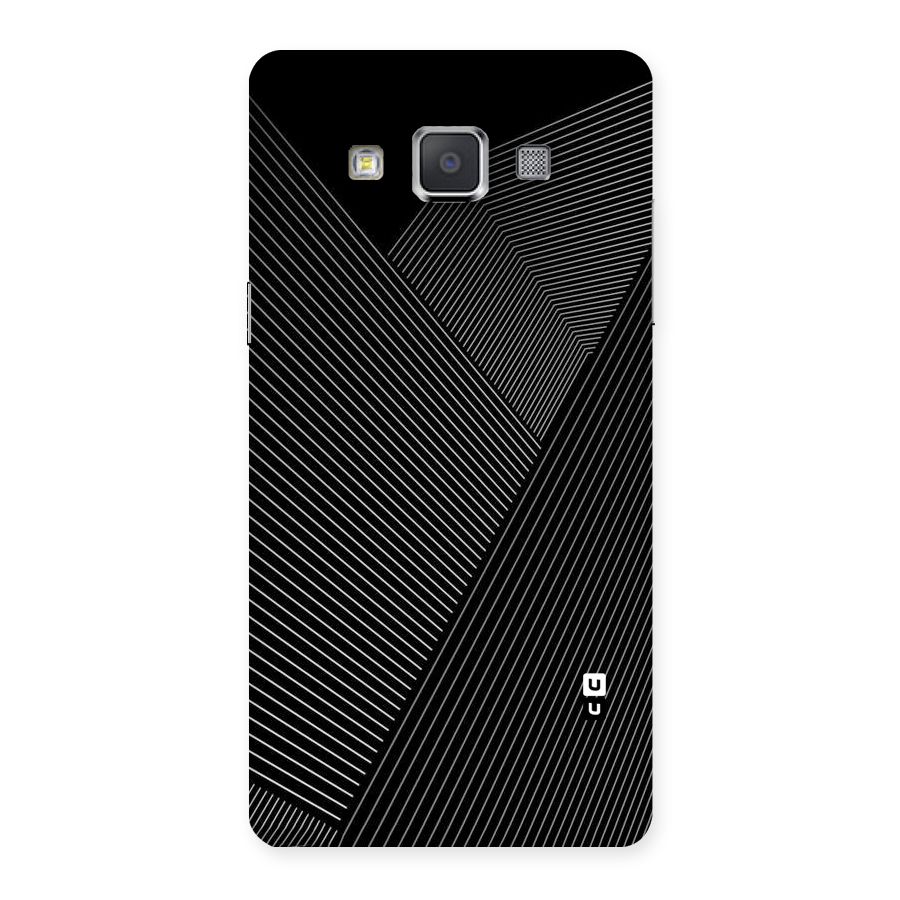 Aesthetic White Stripes Back Case for Galaxy Grand Max