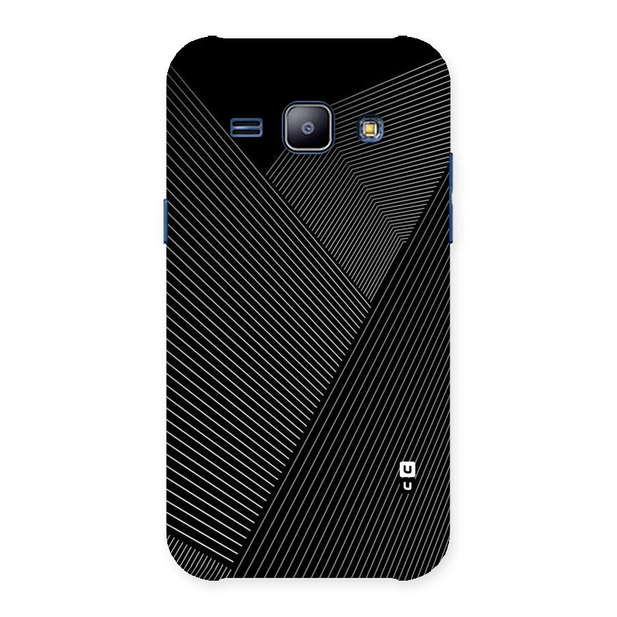 Aesthetic White Stripes Back Case for Galaxy J1