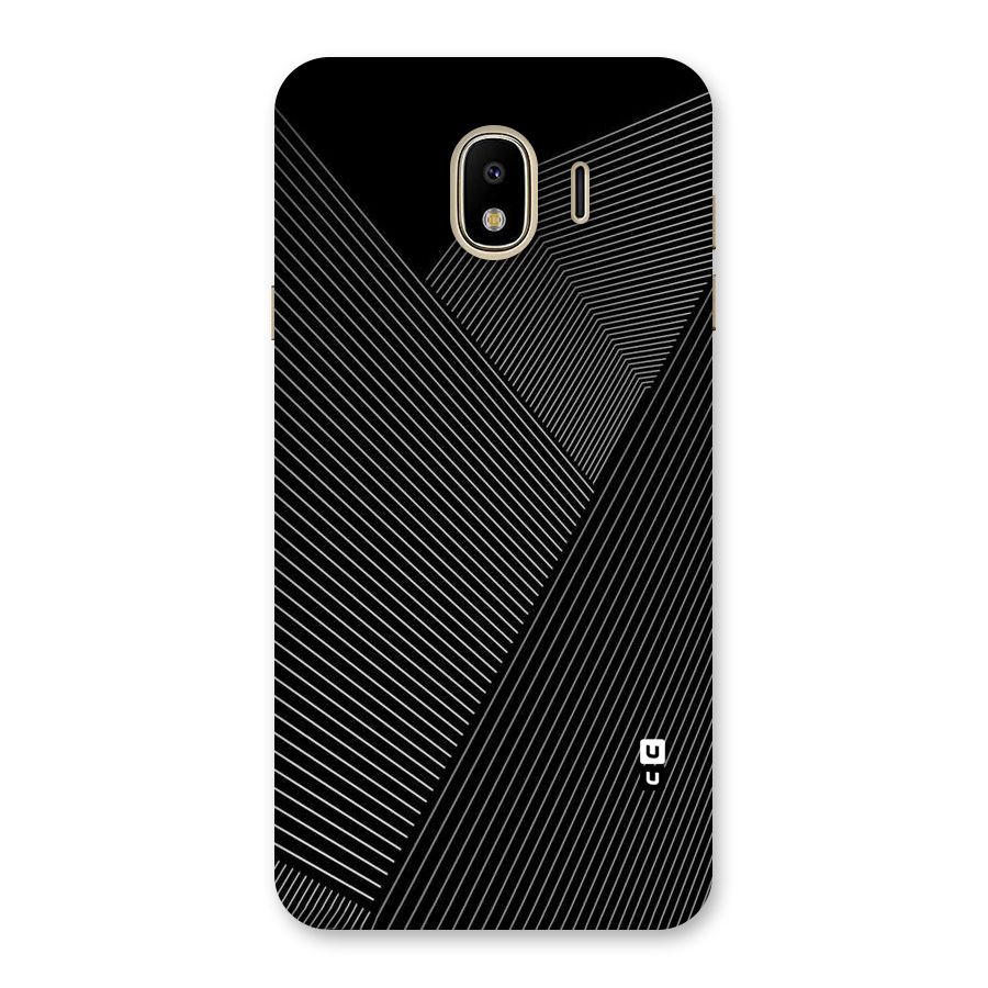 Aesthetic White Stripes Back Case for Galaxy J4
