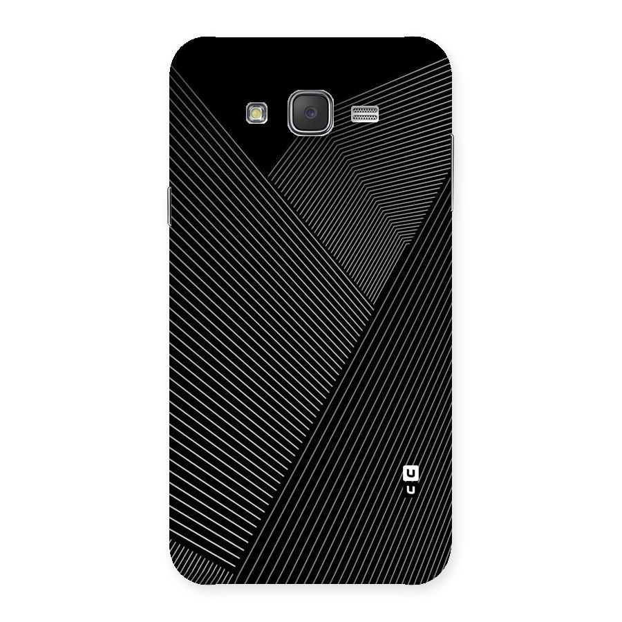 Aesthetic White Stripes Back Case for Galaxy J7