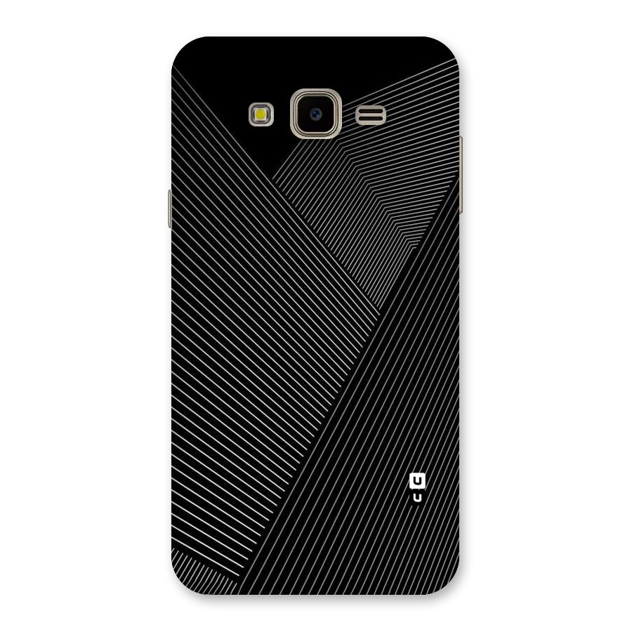 Aesthetic White Stripes Back Case for Galaxy J7 Nxt
