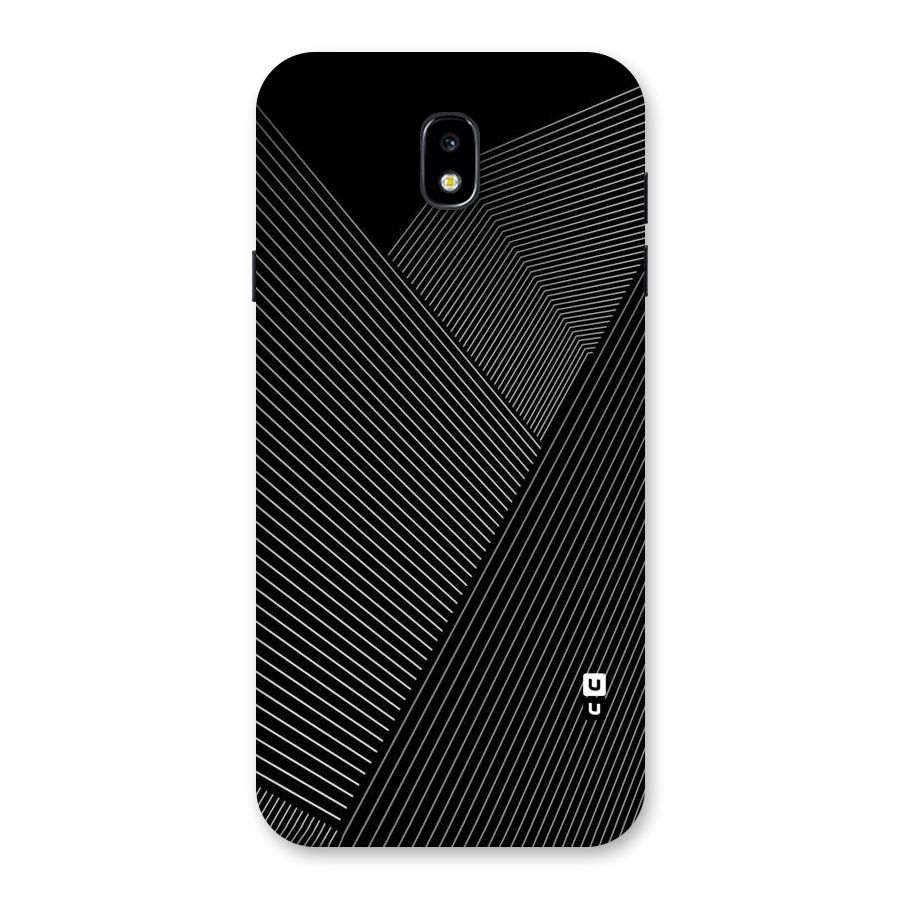 Aesthetic White Stripes Back Case for Galaxy J7 Pro