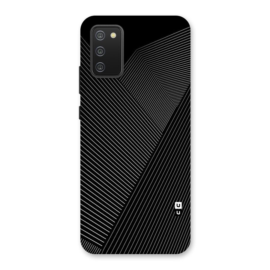 Aesthetic White Stripes Back Case for Galaxy M02s