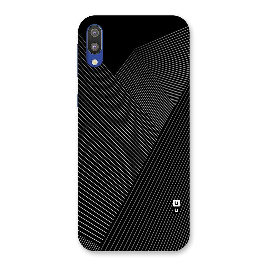 Aesthetic White Stripes Back Case for Galaxy M10