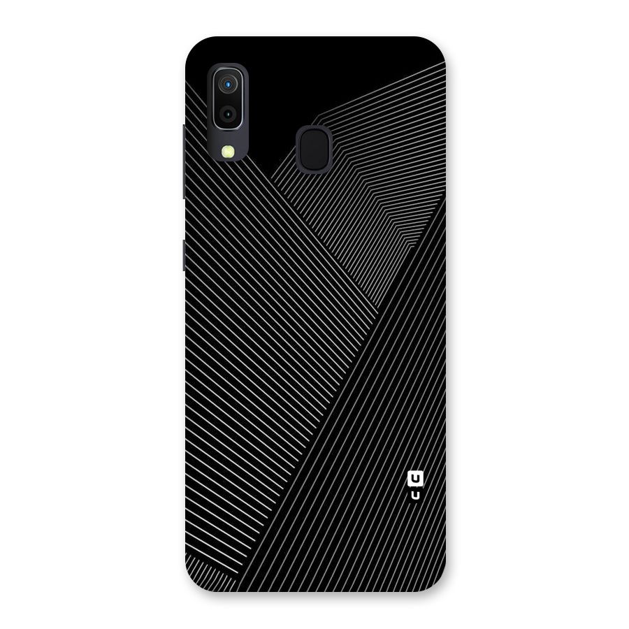 Aesthetic White Stripes Back Case for Galaxy M10s