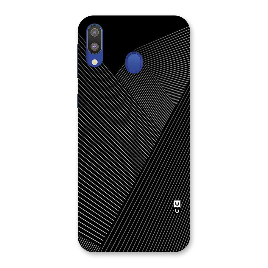 Aesthetic White Stripes Back Case for Galaxy M20