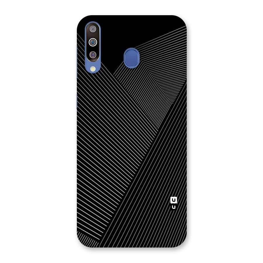 Aesthetic White Stripes Back Case for Galaxy M30