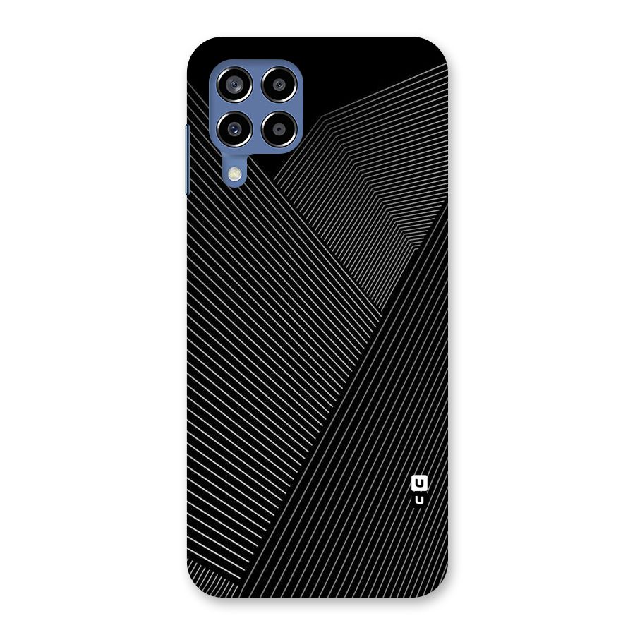 Aesthetic White Stripes Back Case for Galaxy M53 5G
