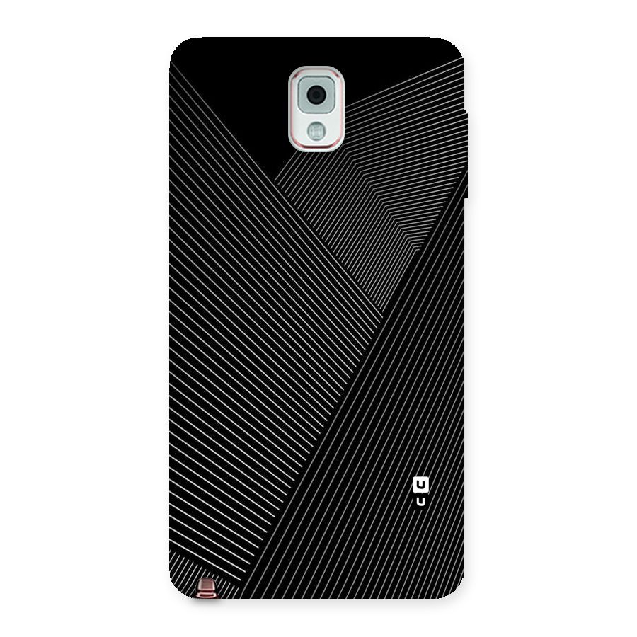 Aesthetic White Stripes Back Case for Galaxy Note 3