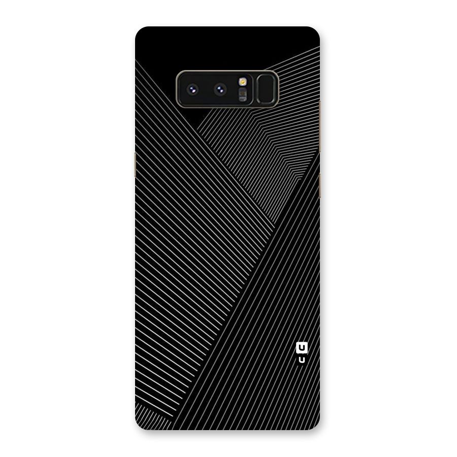 Aesthetic White Stripes Back Case for Galaxy Note 8