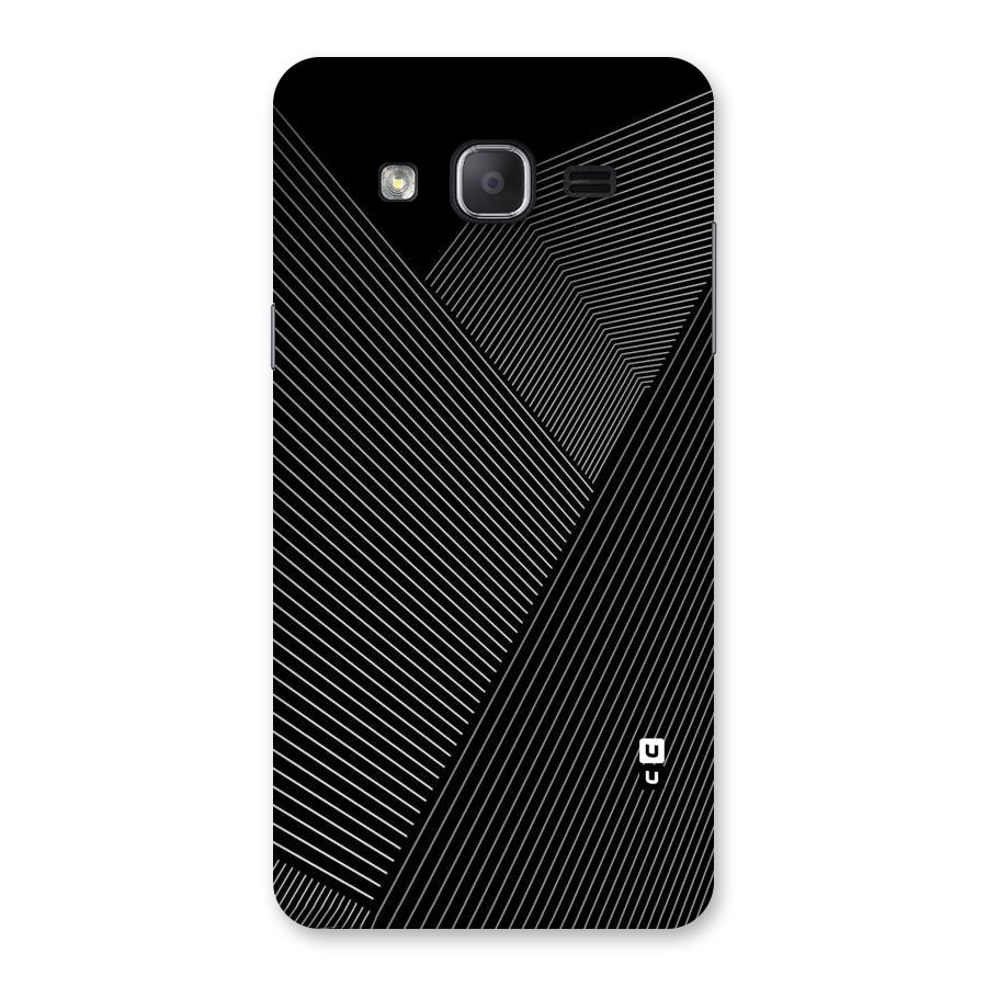 Aesthetic White Stripes Back Case for Galaxy On7 2015