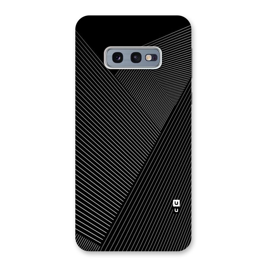 Aesthetic White Stripes Back Case for Galaxy S10e