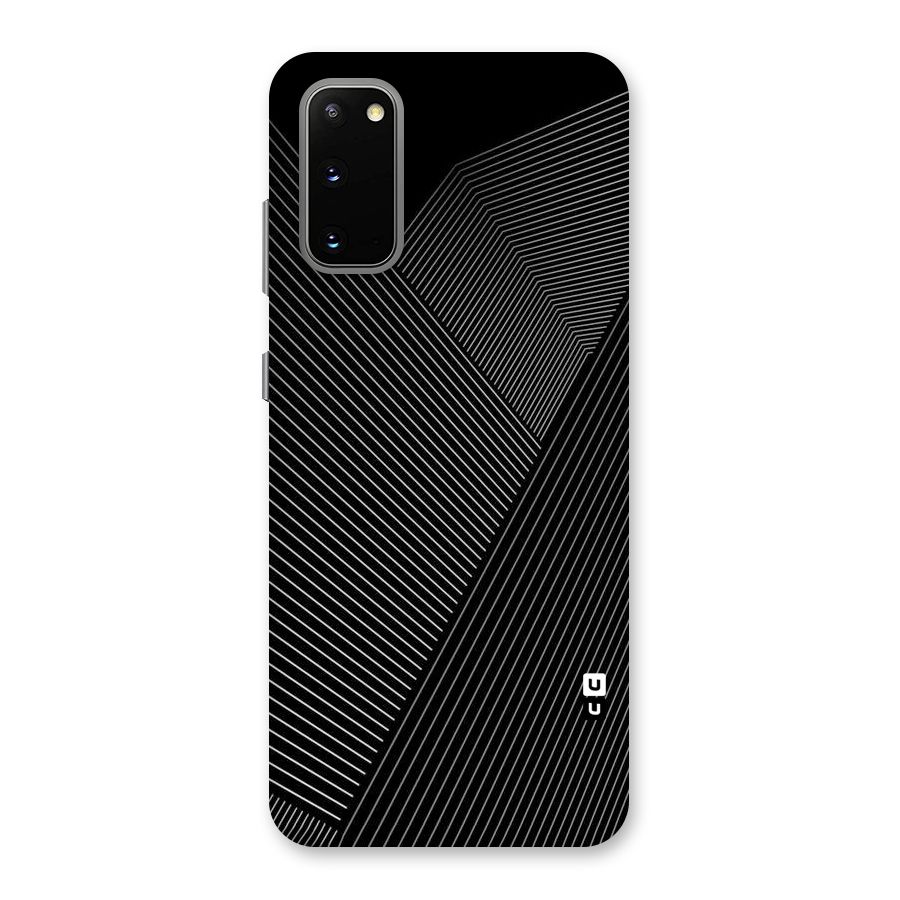Aesthetic White Stripes Back Case for Galaxy S20