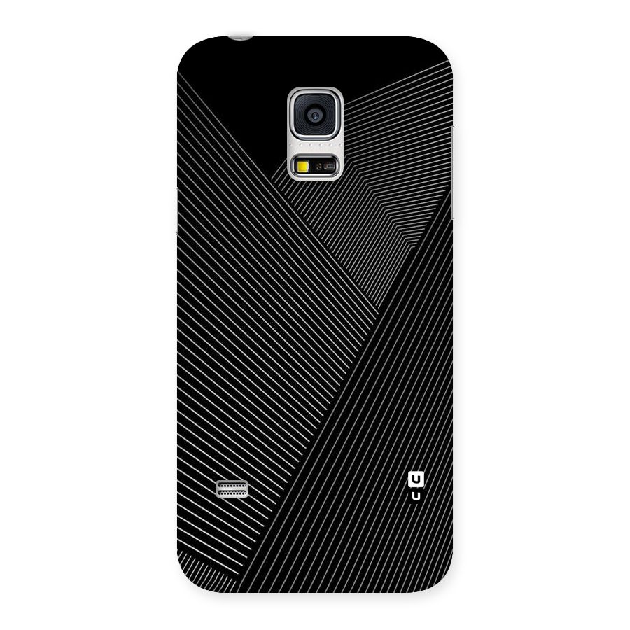 Aesthetic White Stripes Back Case for Galaxy S5 Mini