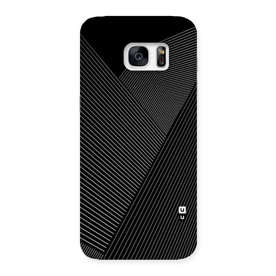Aesthetic White Stripes Back Case for Galaxy S7 Edge
