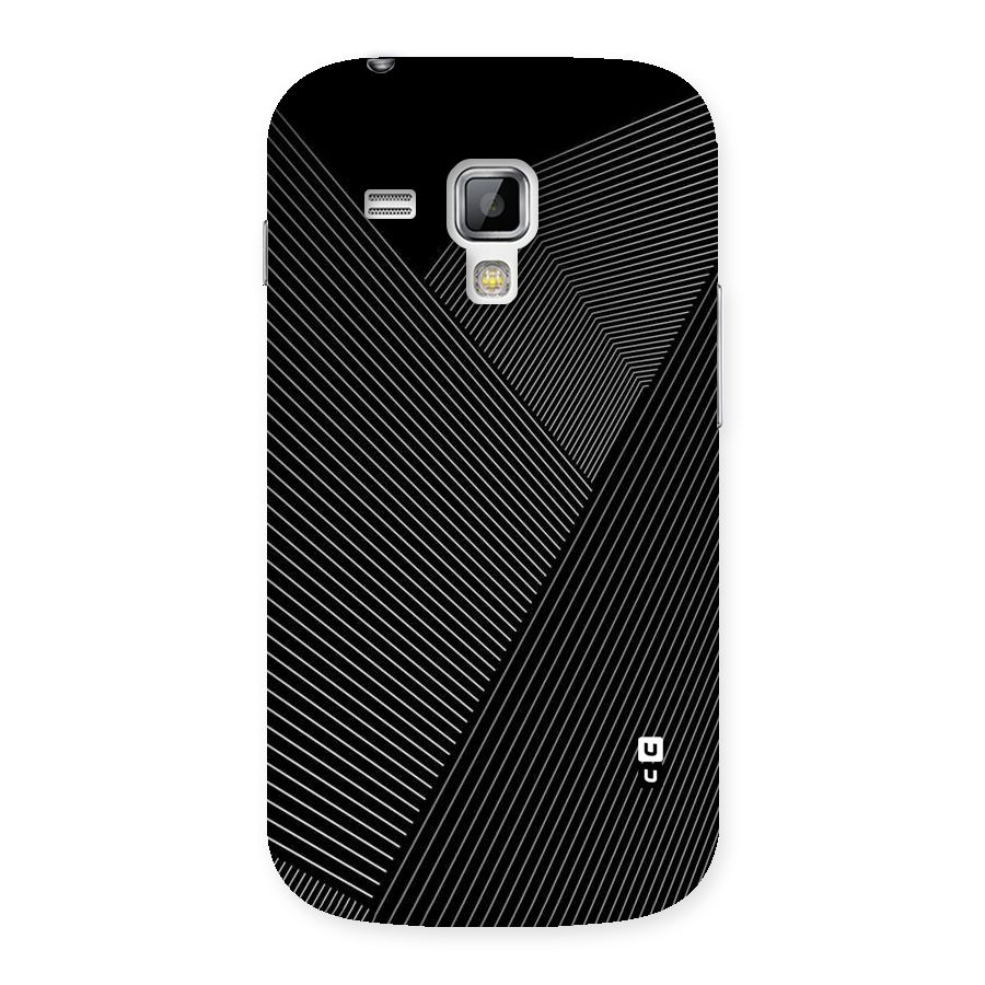 Aesthetic White Stripes Back Case for Galaxy S Duos